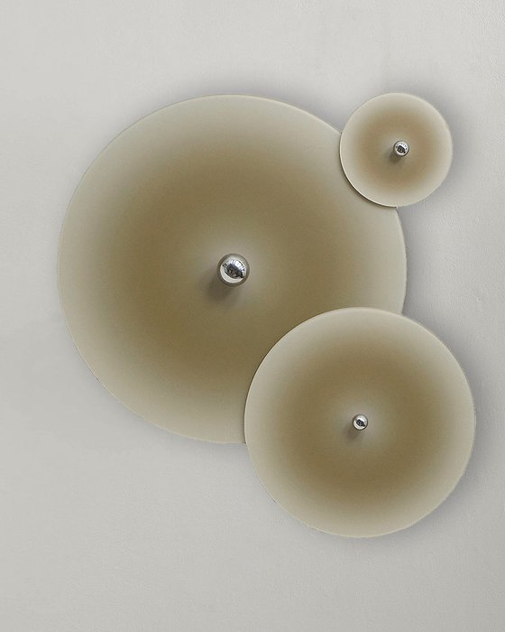 Интерьерное панно Several circles бежевого цвета - лучшие Декор стен в INMYROOM Интерьерное панно Several circles бежевого цвета - лучшие Декор стен в INMYROOM