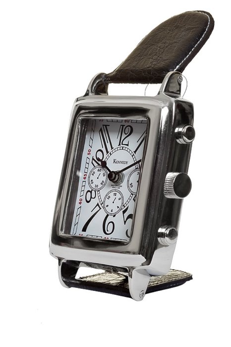 Часы настольные из металла и стекла  - купить Часы по цене 4060.0