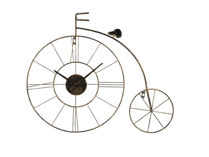 Часы настенные Retro Bike из металла 