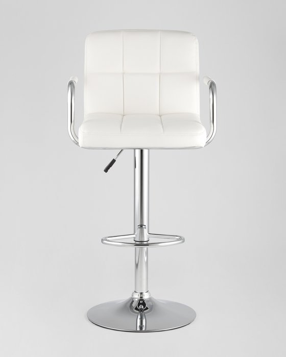 Барный стул Малави белого цвета - лучшие Барные стулья в INMYROOM