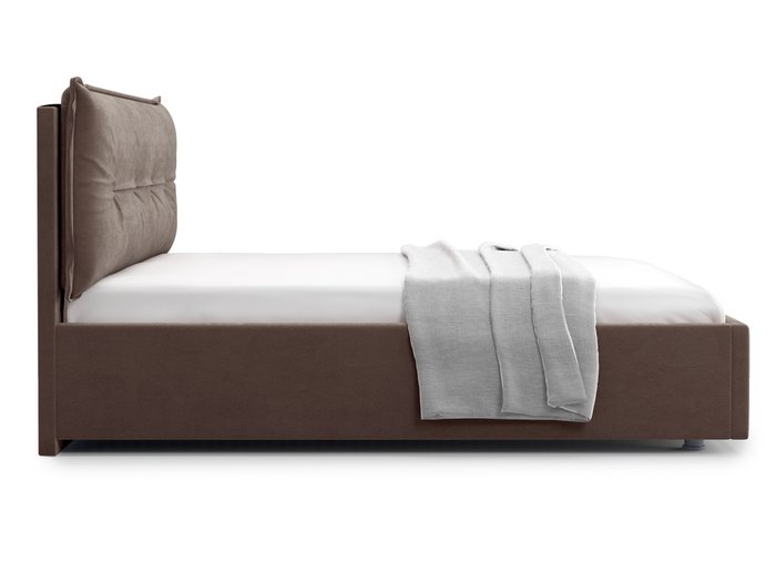 Кровать Cedrino 180х200 темно-коричневого цвета с подъемным механизмом  - лучшие Кровати для спальни в INMYROOM