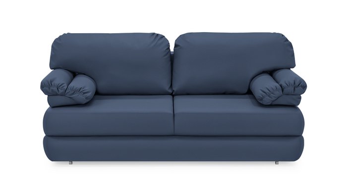 Диван-кровать Титан синего цвета - купить Прямые диваны по цене 59600.0