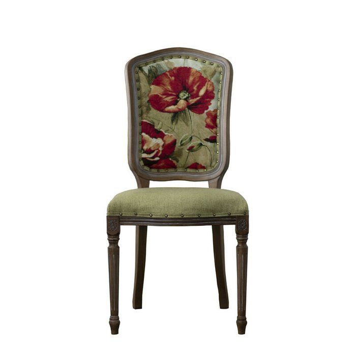 Стул Маки зеленого цвета - купить Обеденные стулья по цене 22400.0