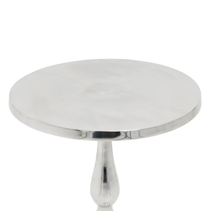 Алюминиевый столик серебристого цвета - купить Кофейные столики по цене 13080.0
