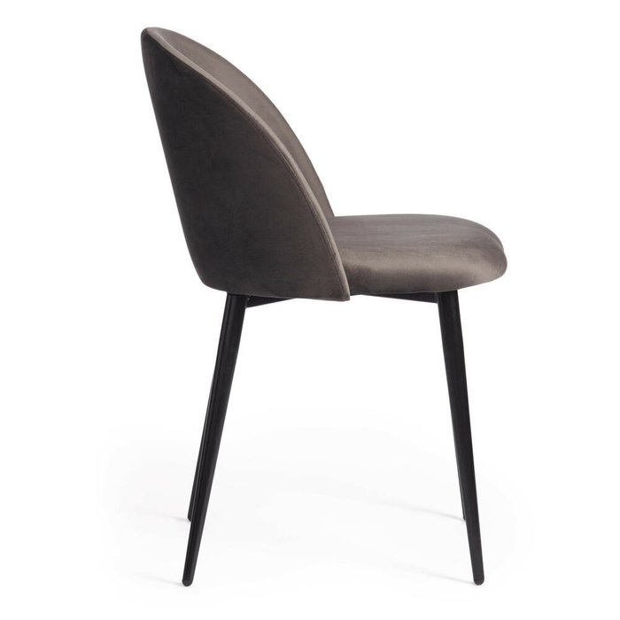 Набор из четырех стульев Monro темно-серого цвета - купить Обеденные стулья по цене 23240.0