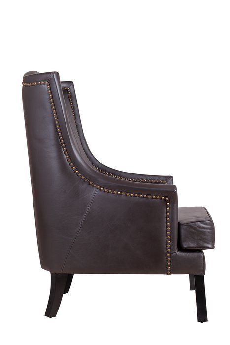 Кожаные кресла Chester leather темно-коричневого цвета  - лучшие Интерьерные кресла в INMYROOM