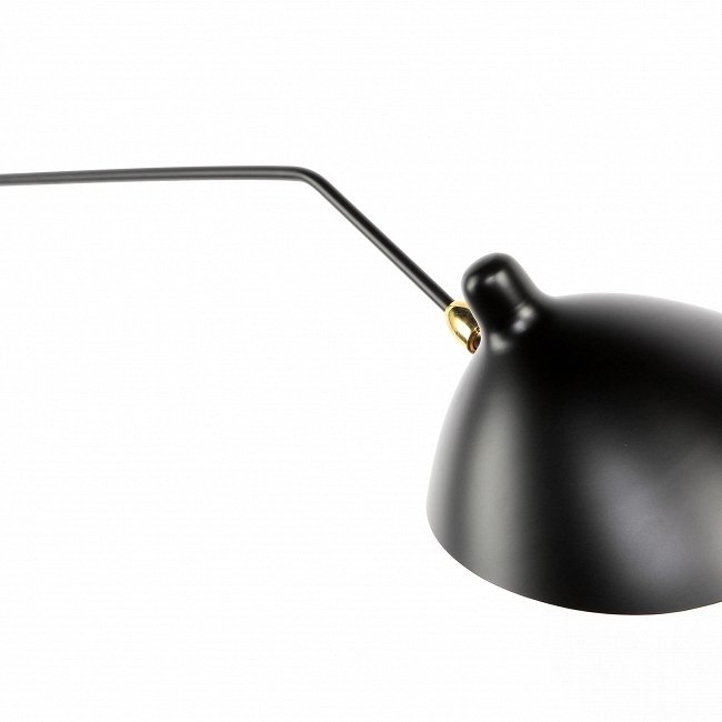 Настенный светильник "Two Straight Arms" из металла и стали - лучшие Бра и настенные светильники в INMYROOM