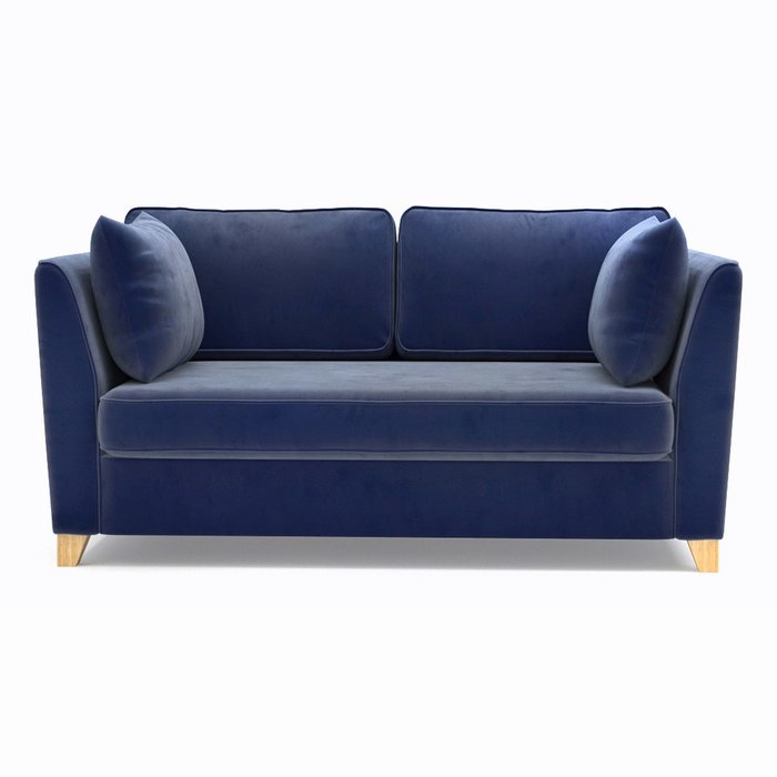 Двухместный раскладной диван Wolsly MT синего цвета