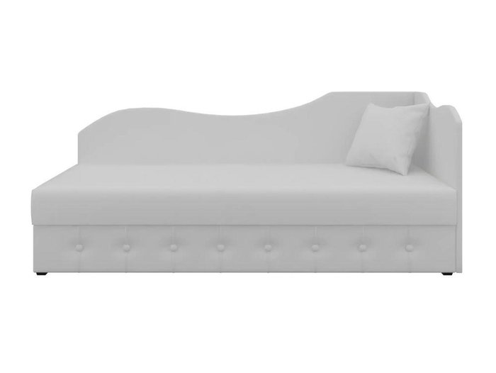 Диван Тахта белого цвета с угловой спинкой (экокожа) - купить Прямые диваны по цене 22990.0