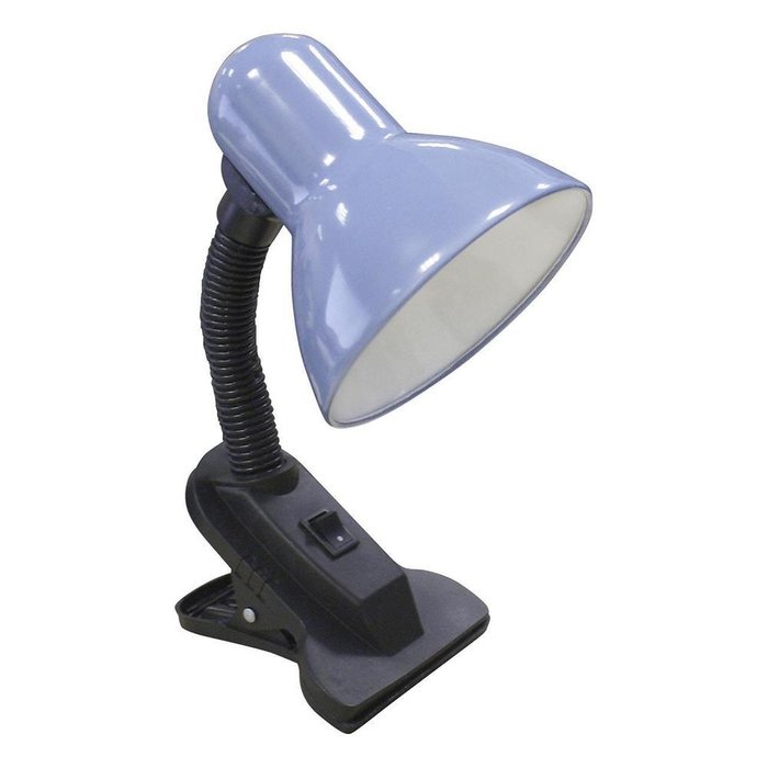 Настольная лампа Рагана с плафоном голубого цвета