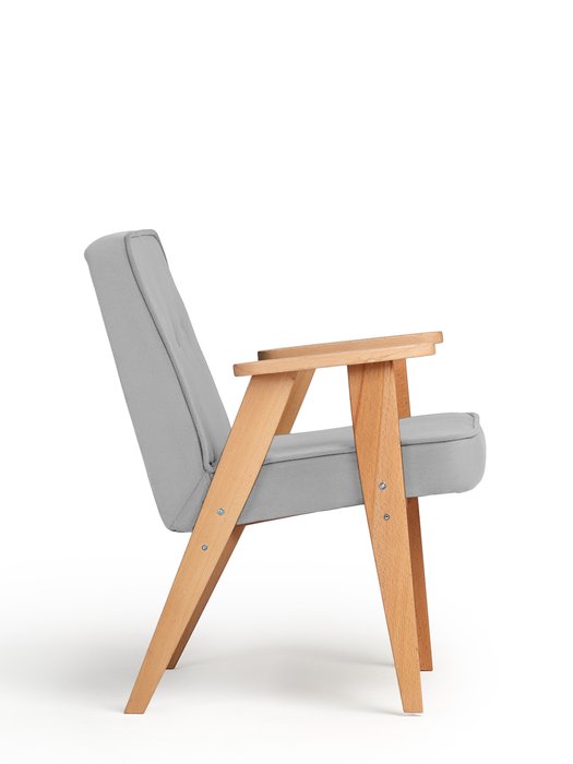 Кресло Несс светло-серого цвета - лучшие Интерьерные кресла в INMYROOM