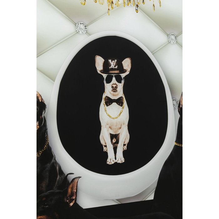 Картина Bodyguards Of King Dog 80х60 со стеклом  - лучшие Принты в INMYROOM