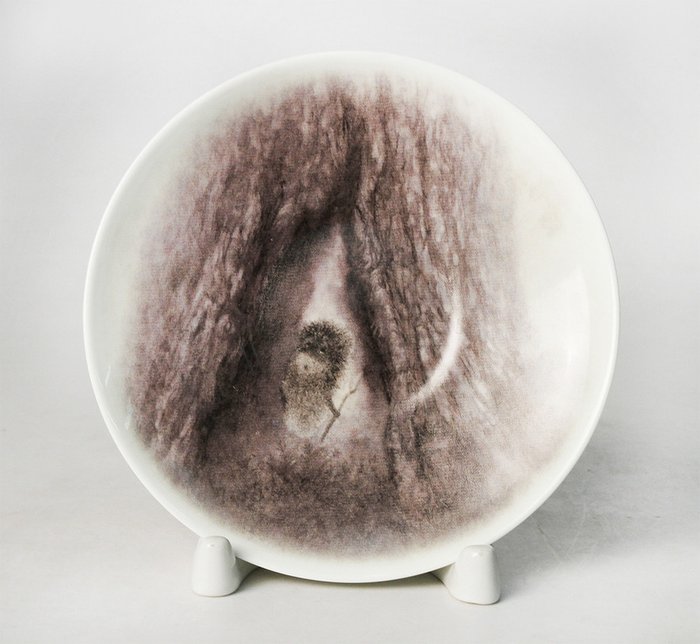 Чашка с блюдцем "Дерево" ("Ёжик в тумане") - купить Чашки по цене 2030.0
