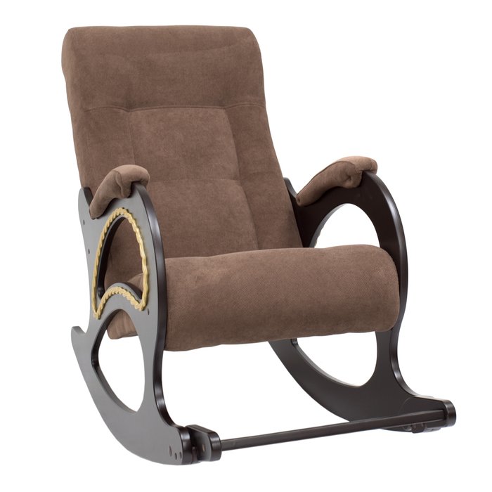 Кресло-качалка светло-коричневого цвета