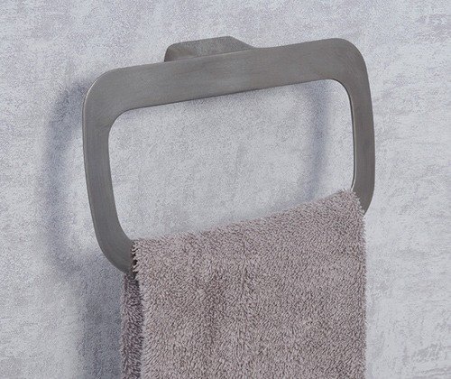 Держатель для полотенец Wiese серого цвета - купить Держатели для полотенец по цене 7991.0