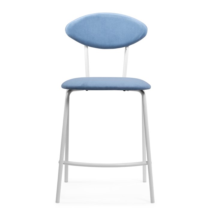 Стул полубарный Коумо синего цвета - купить Барные стулья по цене 3190.0