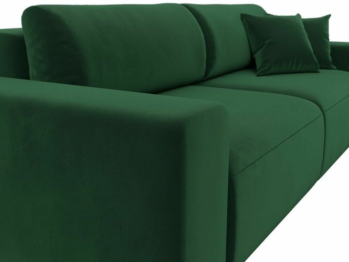 Диван-кровать Лига 036 Классик темно-зеленого цвета - лучшие Прямые диваны в INMYROOM
