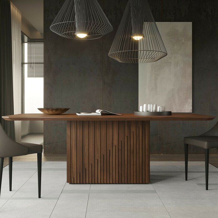 Обеденный стол Menorca коричневого цвета - лучшие Обеденные столы в INMYROOM