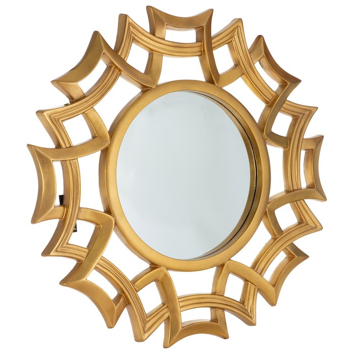 Зеркало настенное Верона золотого цвета - лучшие Настенные зеркала в INMYROOM