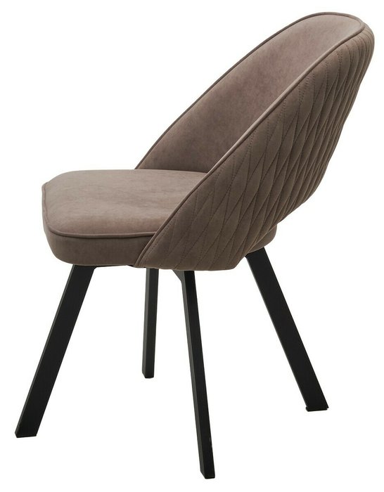 Стул поворотный Duna цвета капучино - лучшие Обеденные стулья в INMYROOM