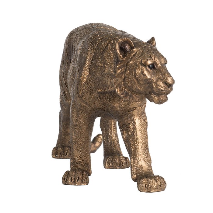Фигурка Тигр золотого цвета - купить Фигуры и статуэтки по цене 4199.0