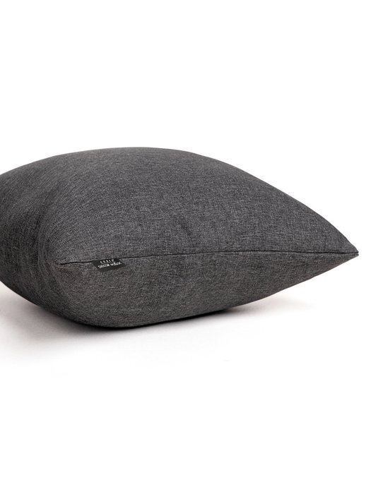 Декоративная подушка цвета графит - купить Декоративные подушки по цене 954.0