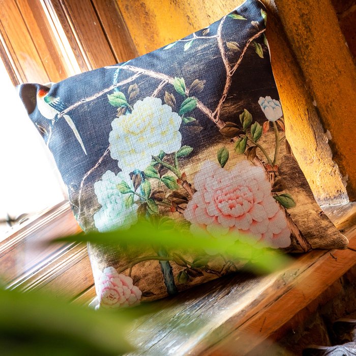 Интерьерная подушка Шинуазри версия 9 с чехлом из полиэстера - лучшие Декоративные подушки в INMYROOM