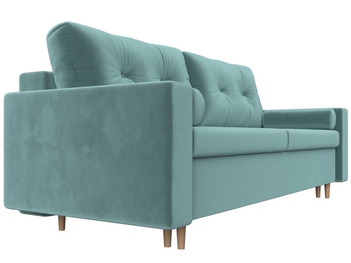 Прямой диван-кровать Белфаст темно-бирюзового цвета (тик-так) - лучшие Прямые диваны в INMYROOM