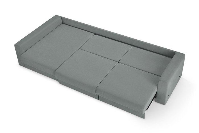 Угловой диван-кровать Модена серого цвета - купить Угловые диваны по цене 74160.0