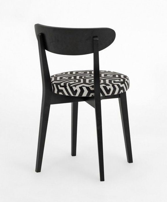 Стул Дакар черно-белого цвета - лучшие Обеденные стулья в INMYROOM