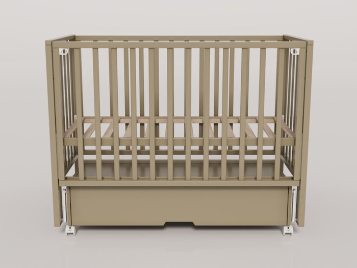 Кроватка для новорожденного Hollie 60х120 цвета кашемир - купить Колыбели по цене 19990 Кроватка для новорожденного Hollie 60х120 цвета кашемир - купить Колыбели по цене 19990