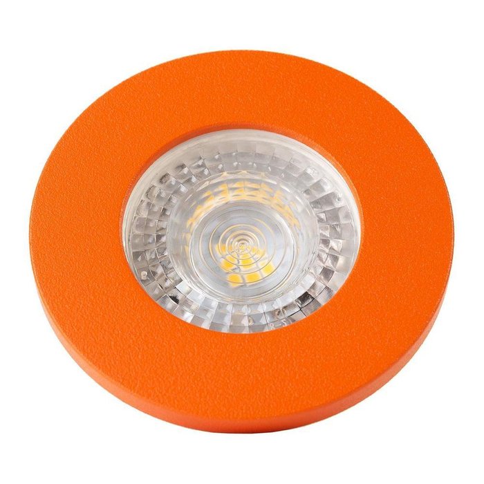 Встраиваемый светильник оранжевого цвета - купить Встраиваемые споты по цене 1184.0