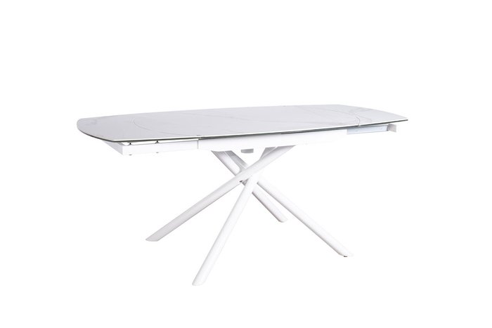 Раскладной обеденный стол белого цвета - купить Обеденные столы по цене 100640.0