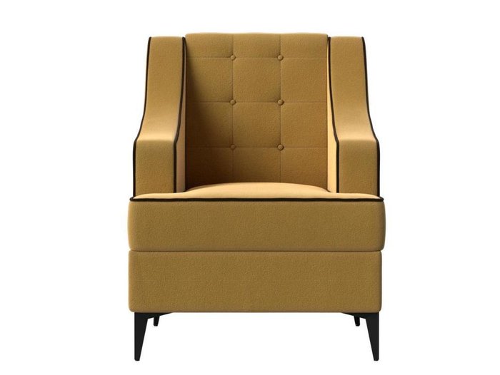 Кресло Марк желтого цвета - купить Интерьерные кресла по цене 25999.0