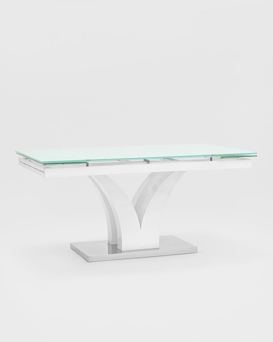 Раскладной обеденный стол Верона белого цвета - купить Обеденные столы по цене 53990.0
