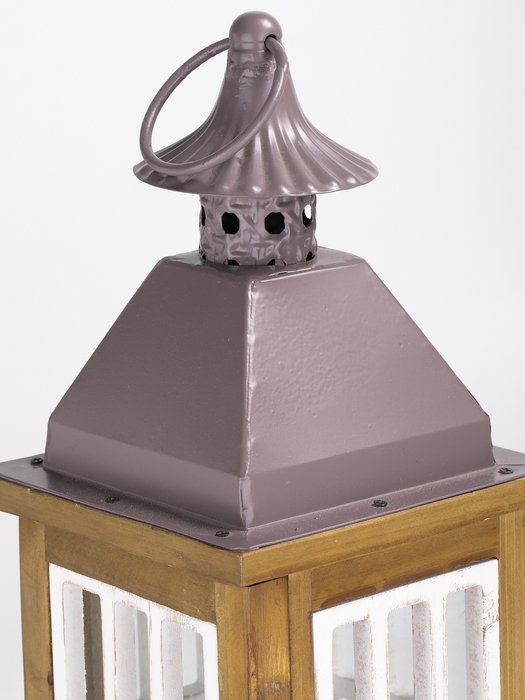 Подсвечник-фонарь бежевого цвета - купить Подсвечники по цене 4840.0