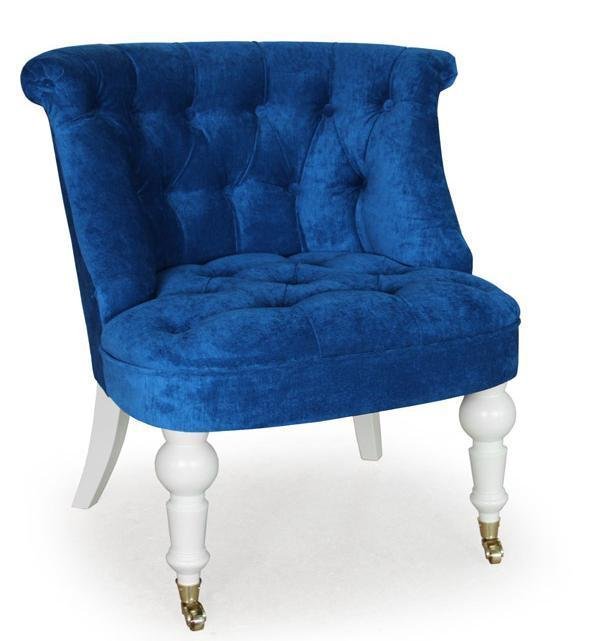 Кресло Мока Bouji Chair дизайн 10 синего цвета