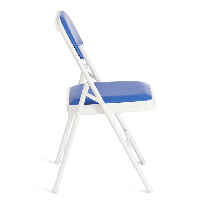 Набор из шести стульев Folder сине-белого цвета - лучшие Обеденные стулья в INMYROOM