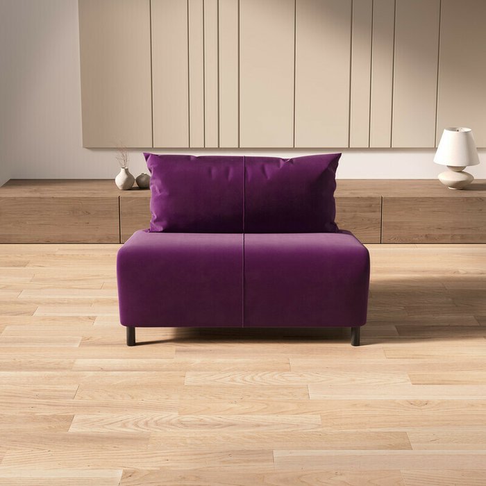 Диван Twin фиолетового цвета - купить Прямые диваны по цене 12990.0
