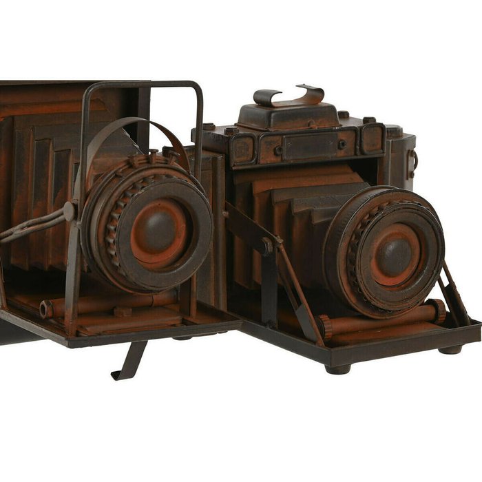 Декоративная фигура Бронзовый Фотокамера Vintage 18 x 13,5 x 14 cm (2 штук) - купить Фигуры и статуэтки по цене 7287.0