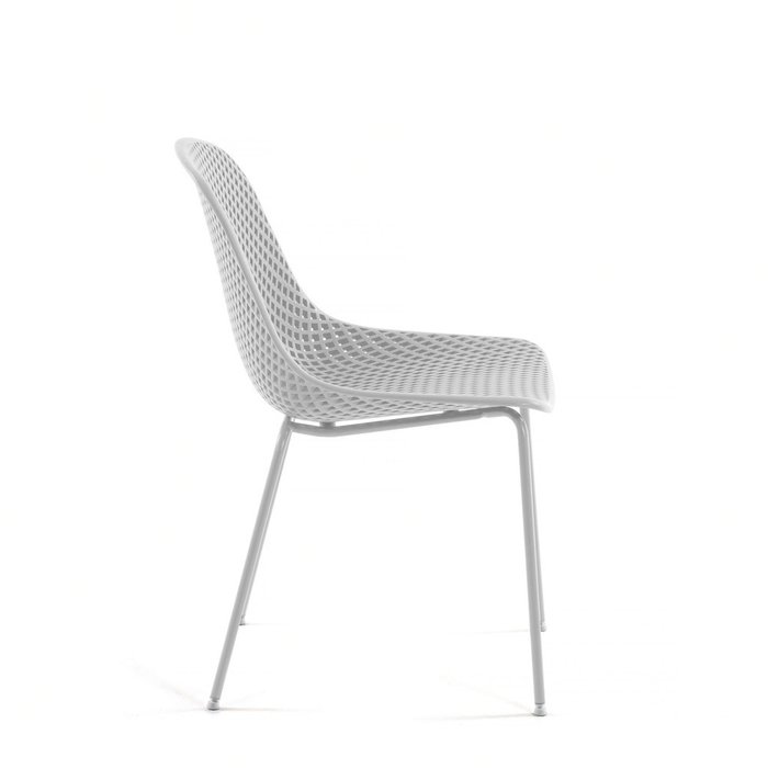Стул Quinby chair White белого цвета - купить Обеденные стулья по цене 13990.0