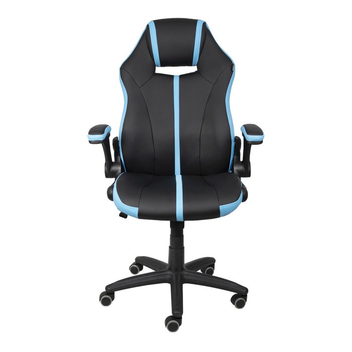 Кресло поворотное Fenix черно-голубого цвета - купить Офисные кресла по цене 16750.0