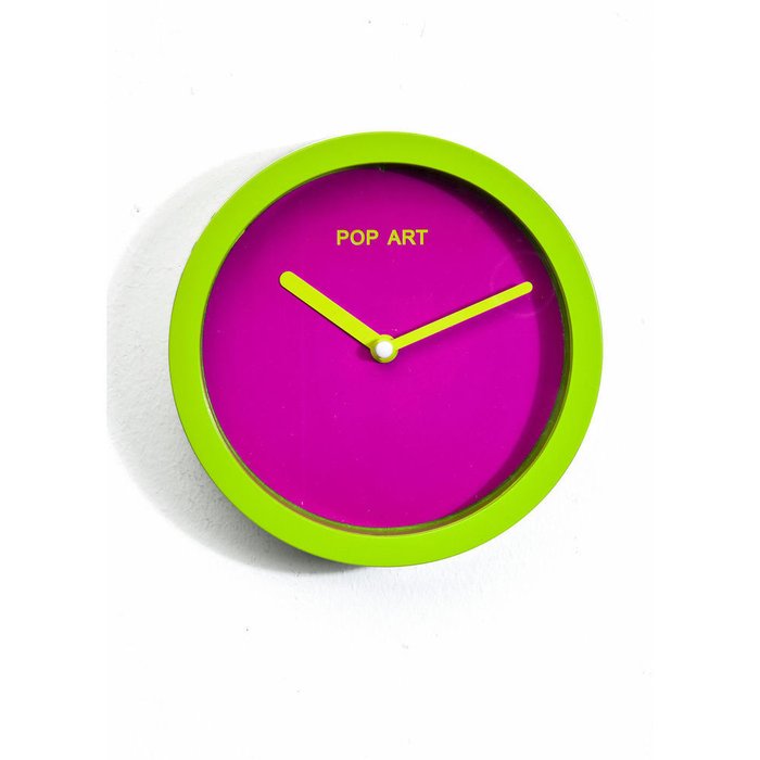 Часы настенные Pop Art из пластика и стекла - купить Настенные часы по цене 1000.0 Часы настенные Pop Art из пластика и стекла - купить Настенные часы по цене 1000.0