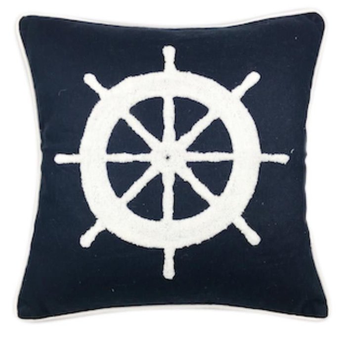 Декоративная подушка в морском стиле