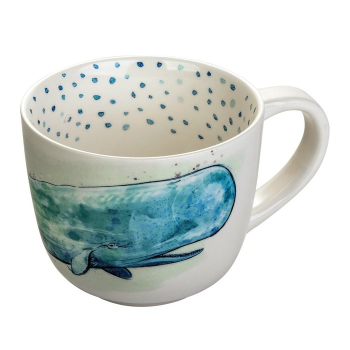 Чашка в морском стиле Кит
