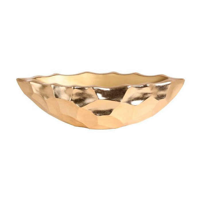 Декоративная чаша Abbeylara золотого цвета - купить Аксессуары для кухни по цене 32990.0