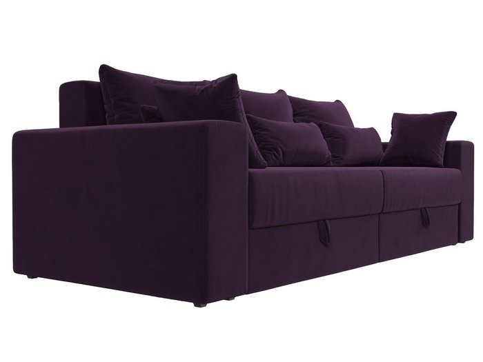 Прямой диван-кровать Мэдисон фиолетового цвета - лучшие Прямые диваны в INMYROOM