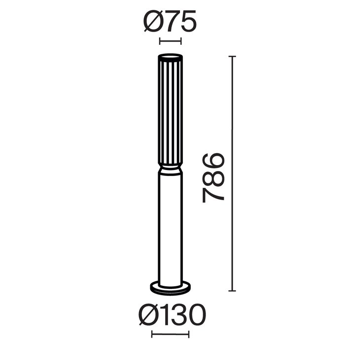 Ландшафтный светильник Outdoor O593FL-L12GF3K Lit Outdoor - купить Наземные светильники по цене 19990.0