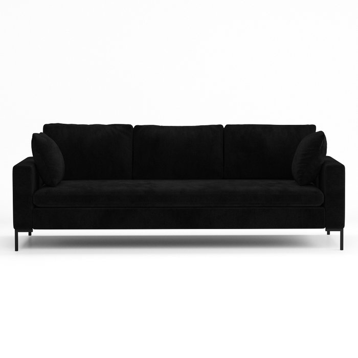 Диван-кровать Kona черного цвета - купить Прямые диваны по цене 110500.0