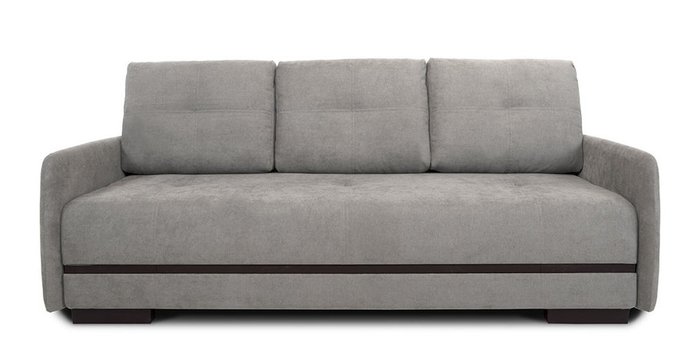 Прямой диван-кровать Марио Slim серого цвета